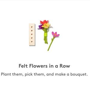 Lovevery Felt Flowers